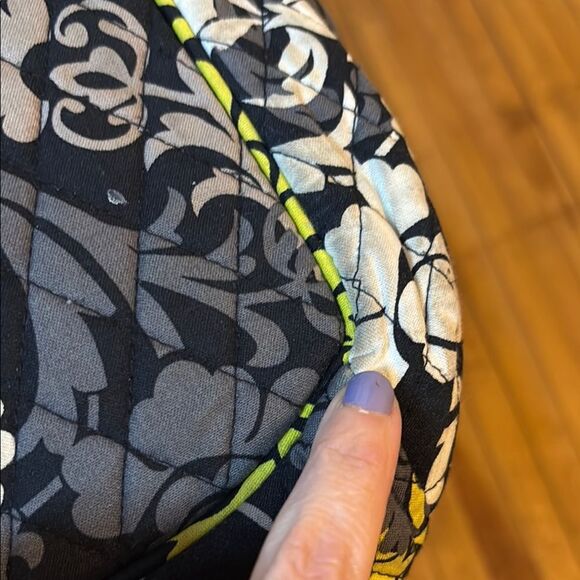 Vera Bradley Black and Yellow Crossbody Purse with Matching Wallet- Preowned - Picture 13 of 13
